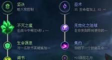 新版石头人符文出装攻略（全面分析新版石头人符文搭配和出装选择，帮助你成为无敌的坦克。）