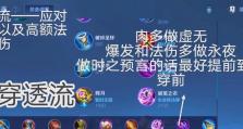 王者荣耀冰脉铭文出装攻略（打造无敌冰霜战士，决战王者峡谷！）